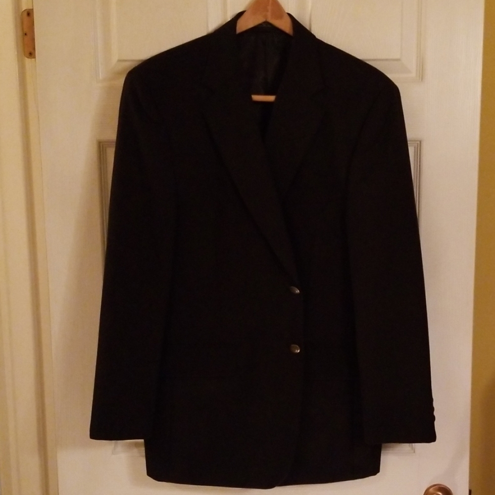 Bernhard Altmann Vintage Mens Sport Coat Navy 42R